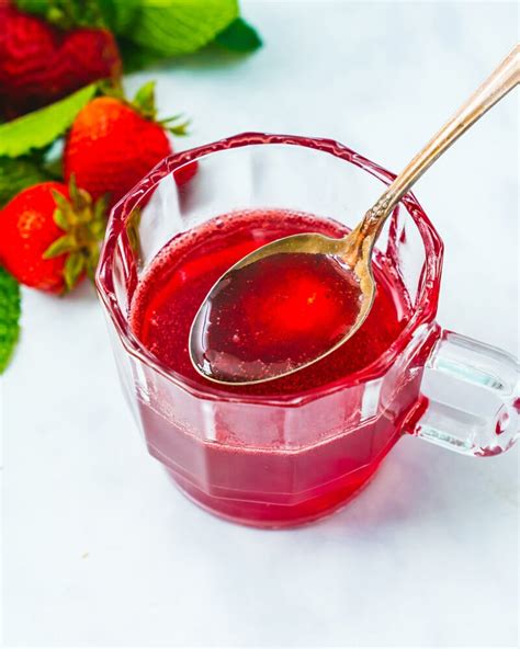 Strawberry Syrup Recipe – A Couple Cooks