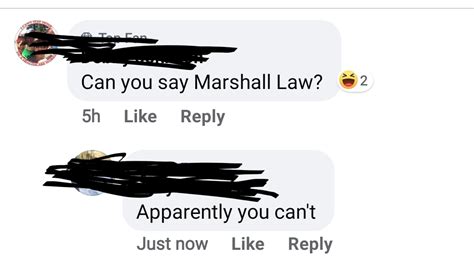 Marshal law : r/clevercomebacks