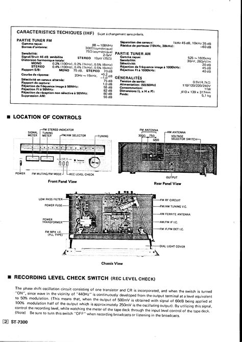 Service Manual for TECHNICS ST-7300 - Download