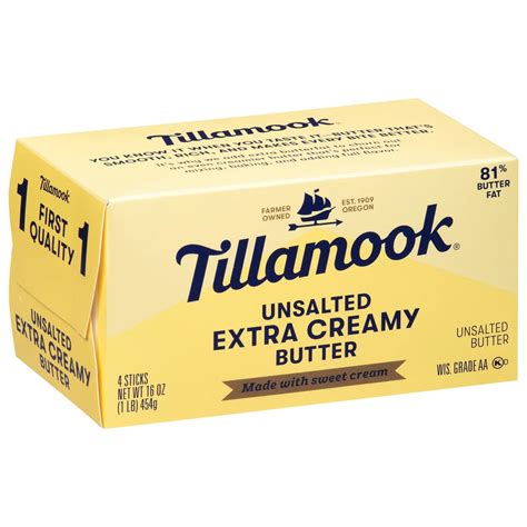 Tillamook Sweet Cream Unsalted Butter - Shop Butter & Margarine at H-E-B