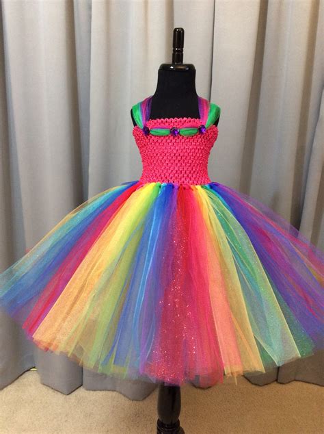 Primary Rainbow Princess Tutu Dress for Girls Princess Dress | Etsy