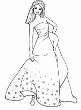 Dress Coloring Page sketch template