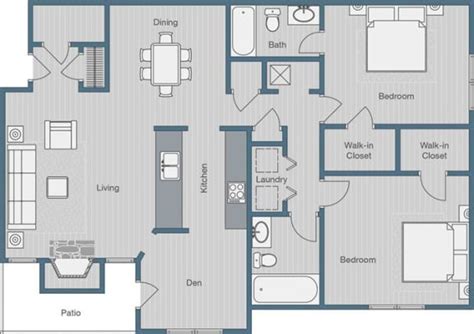 Floor Plans of SoCO Apartments at Vinings in Smyrna, GA