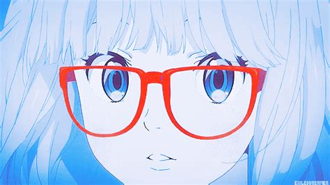 Anime Glasses Gif