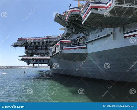 Decommissioned Aircraft Carrier Editorial Photo | CartoonDealer.com ...