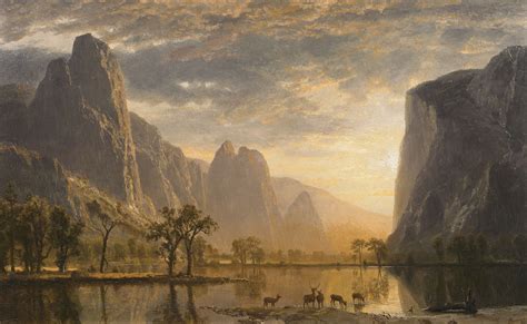 Valley of the Yosemite - 1000Museums | Albert bierstadt yosemite ...