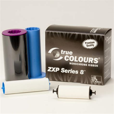 Black Zebra i Series Printer Ribbon (ZXP Series 8 & 9, 2,500 Imprints)