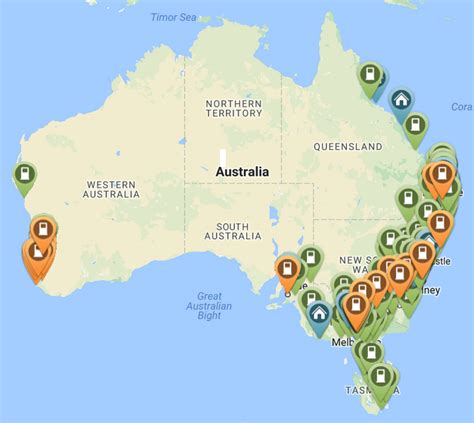 Round Australia Electric Highway - Tesla Owners Club Australia