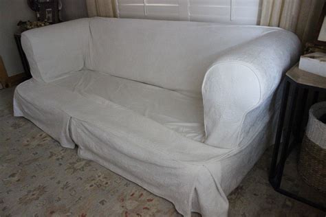 Drop cloth slipcover - Slipcovers by Shelley