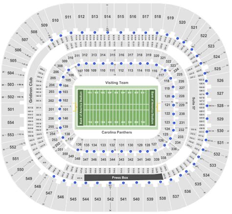 Bank Of America Stadium Seating Chart Club Level | Awesome Home