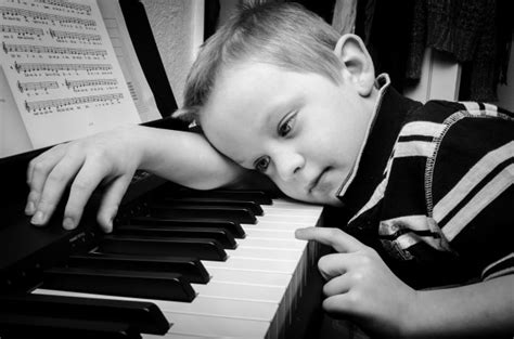 Sad Boy Plays Piano Free Stock Photo - Public Domain Pictures