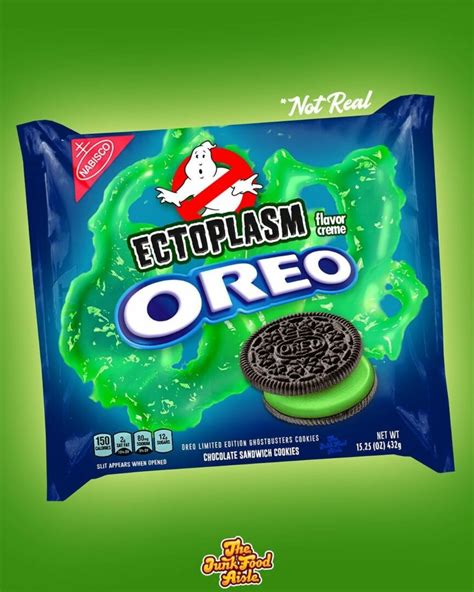 Ghostbusters Ectoplasm Oreos Mockup - The Junk Food Aisle