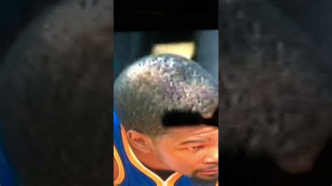 Kevin Durant gets his hair brushed - YouTube