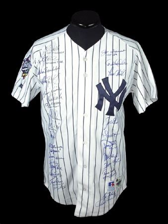 1998 New York Yankees Team Signed Jersey