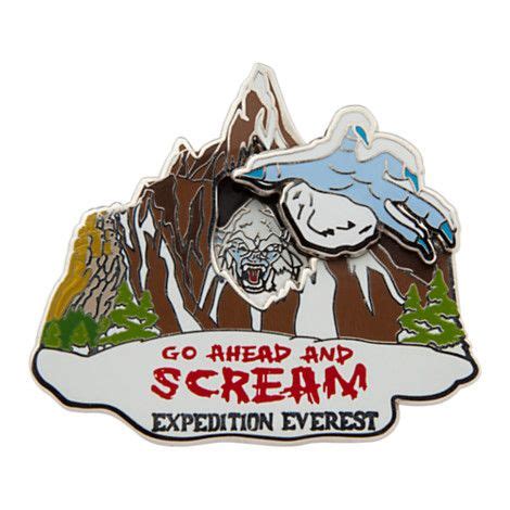 Yeti Pin - Expedition Everest - Disneys Animal Kingdom | Pins (Individual) | Disney Store Pin ...