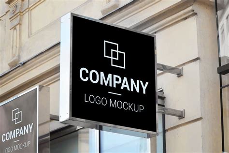 Company sign street mockup | Logo mockup, Free logo mockup, Street signs