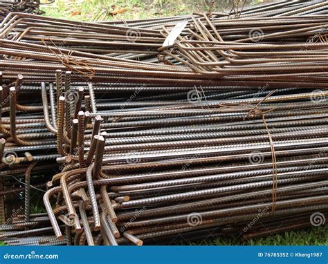 Iron Rods stock photo. Image of metal, long, erecting - 76785352