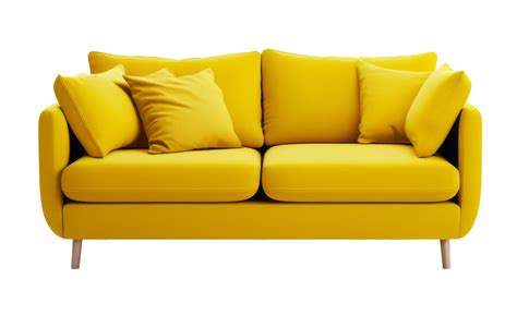 Modern sofa cutout 23522872 PNG