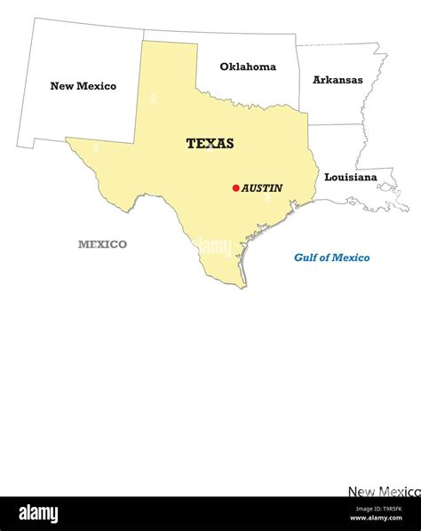 Us state texas map vector vectors hi-res stock photography and images - Alamy