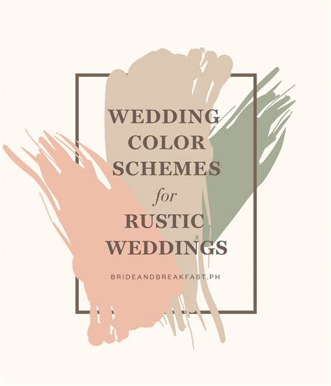 Rustic Wedding Color Palettes | Philippines Wedding Blog