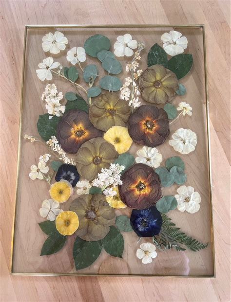 Custom Pressed Flower Frame Wedding Flowers or Other Event Flowers - Etsy