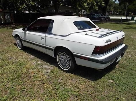 1989 Chrysler LeBaron Turbo Conv - Classic Chrysler LeBaron 1989 for sale