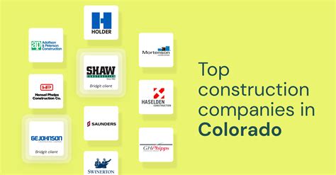 Top construction companies in Colorado - Bridgit