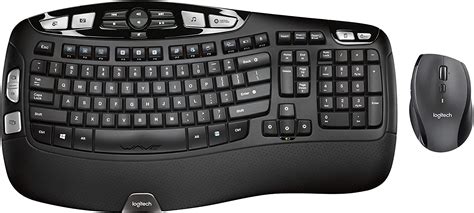 Logitech MK570 Wireless Wave Keyboard and Mouse Combo, Black for sale ...