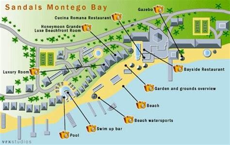 Sandals Montego Bay Resort Map www.romanticplanet.ca | Montego bay, Montego bay resorts, Sandals ...