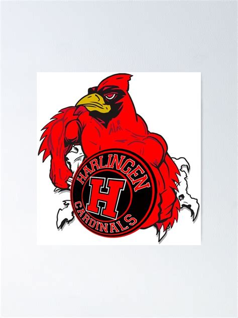 Póster «Camisetas y merchandising de los Harlingen Cardinals» de sublimation4u | Redbubble