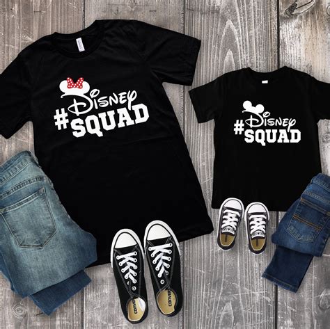 Disney Squad Shirt Disney Family Shirts Disney Group | Etsy Disney Family, Disney Shirts For ...