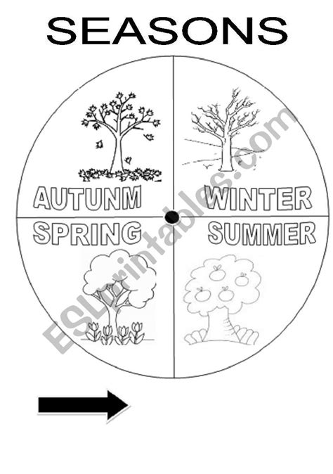 SEASONS WHEEL - ESL worksheet by yisuka