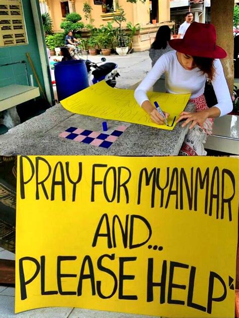 Kaew Korravee : PRAY FOR MYANMAR AND PLEASE HELP