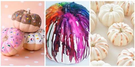 13 Best Painted Pumpkins for Halloween - Cute Pumpkin Painting Ideas