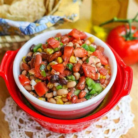 Texas Caviar Recipe-Cowboy Caviar Dip - A Fork's Tale