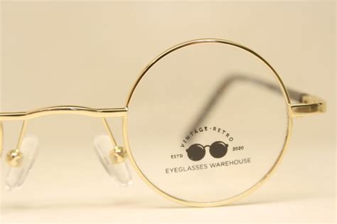 Small Lens Round Retro Glasses Gold Tortoise John Lennon Style – EyeglassesWarehouse.com