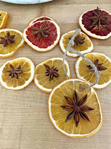 Easy DIY Dried Orange Slice Ornaments with Star Anise