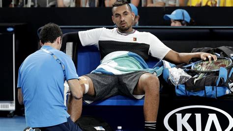 Nick Kyrgios Australian Open: Star blames knee injury for loss in press ...