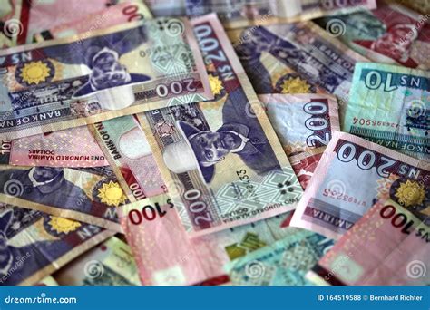 Stack of Different Namibian Dollar Banknotes Stock Photo - Image of paper, cash: 164519588