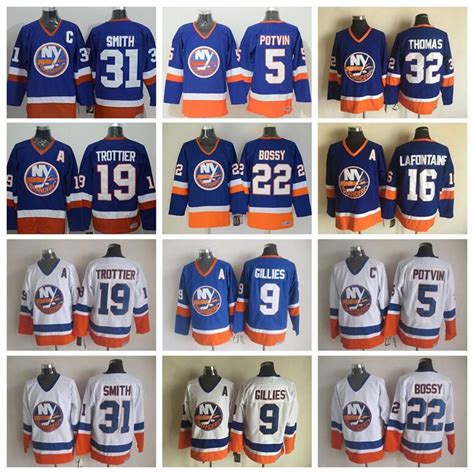 2021 New York Islanders Jerseys Ice Hockey 5 Denis Potvin 22 Mike Bossy ...