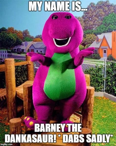 Barney The Dinosaur Meme