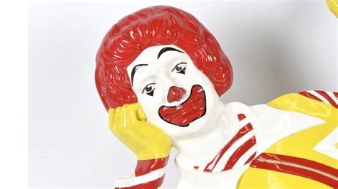 Ronald Mcdonald Fiberglass Statue 58x28 at The Road Art Auction 2015 as ...