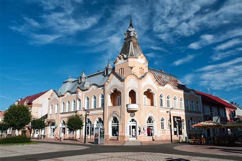 Michalovce Sky City Slovakia Historically Old Town-20 Inch By 30 Inch Laminated Poster With ...