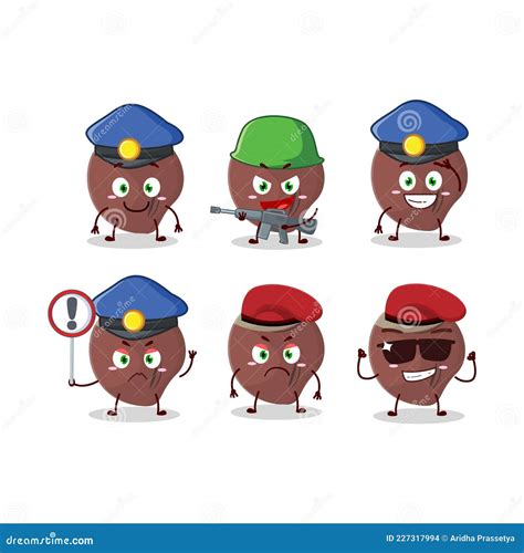 A Dedicated Police Officer Of Leptospirillum Ferriphilum Cartoon ...