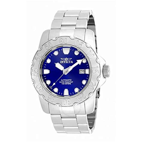 Invicta Pro Diver Automatic Blue Dial Stainless Steel Men's Watch 17087 ...