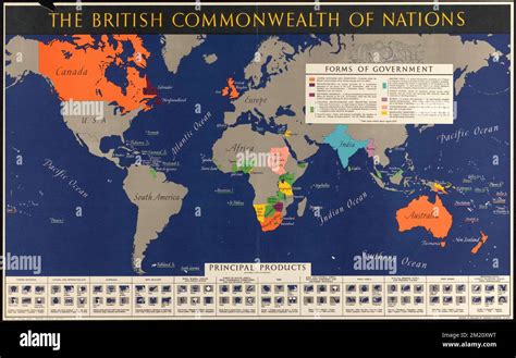 The British Commonwealth of Nations , Commonwealth countries, Maps ...