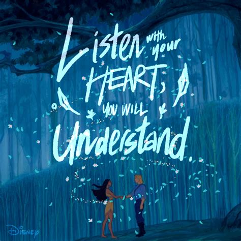 listenwithyourheartlonger.gif | Disney pocahontas, Disney quotes, Disney princess quotes