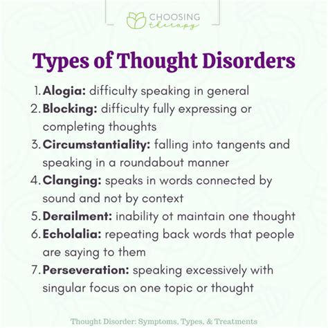 Thought Disorder: Symptoms, Types, & Treatments - Choosing Therapy