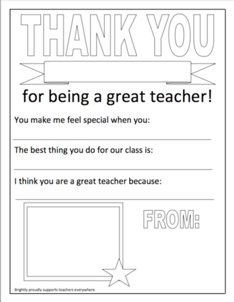 9+ Teacher Appreciation Week Card Templates | DocTemplates