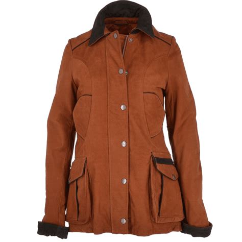 Women's Nubuck Leather Jacket Tan/nub : Aidan